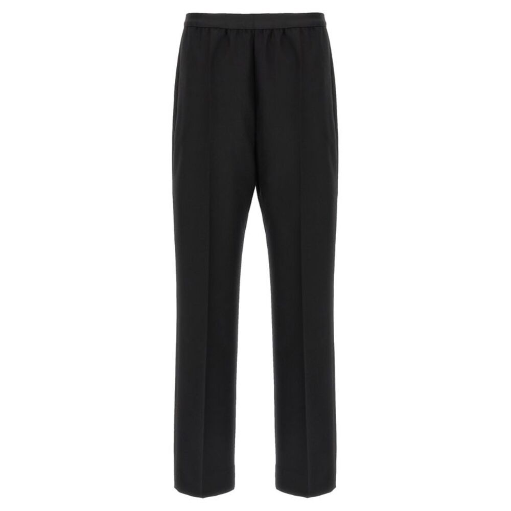 Maison Margiela Black Virgin Wool Casual Women's Pants